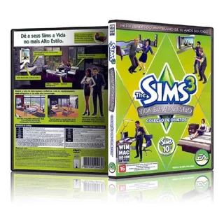 Pc The Sims 3 Vida Em Alto Estilo - Pacote De Objetos-