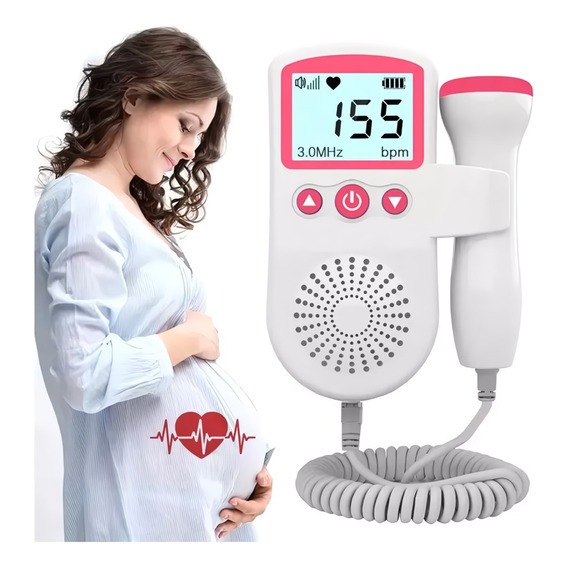 Monitor Fetal Doppler Para Escuchar Latidos Bebe Ultrasonido