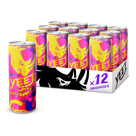 Bebida Vitamínica Yeet Power Drink Variedades 12 Unidades