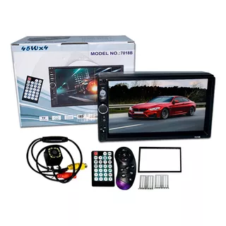 Pantalla Reproductor Carro 7 Pulgadas Bluetooth Con Camara