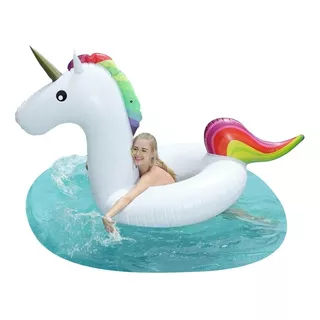 Unicornio Gigante Salvavidas Inflable Para Alberca W1026