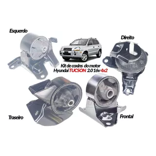 Kit Calço Coxim Motor Cambio Tucson Sportage 2012 Automatica