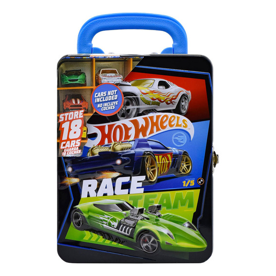 Organizador Metálico Para 18 Carros Hot Wheels Negro