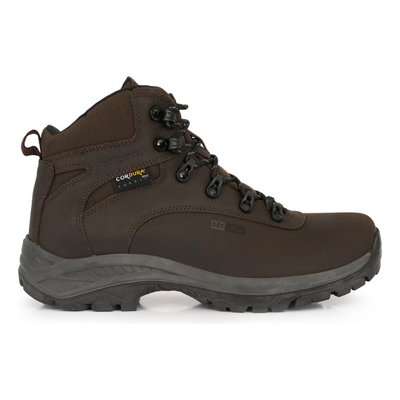 Bota Cuero Hombre Borcego Impermeable Agua Trekking Briganti