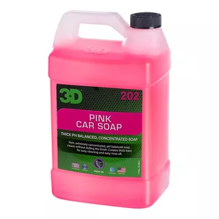 Shampoo 3d Pink Car Soap Ph Neutro Galon 4 Litros
