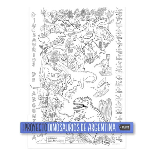 Dinosaurios De Argentina: Dinosaurios De Argentina, De Alantis. Serie Atlantis Editorial Atlantis, Tapa Blanda, Edición 2023 En Español, 2023