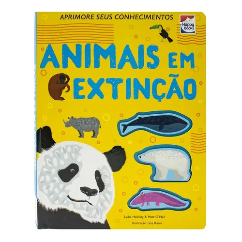 Livro Aprimore Seus Conhecimentos Animais em Extinção de Gemini