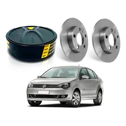  Disco Freio Traseiro Polo Sedan 2.0 2012 A 2015