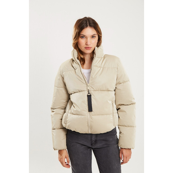 Campera Puffer Shiny - Natural - Koxis Mujer