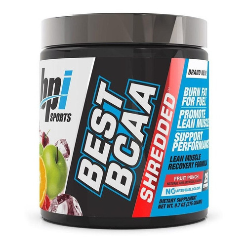 Aminoacidos Best Bcaa 30 Servicios Bpi 300g Sabor Fruit punch