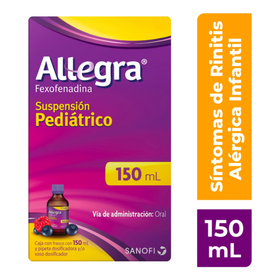 Antihistamínico Allegra® Suspensión Pediátrica Alergia 150ml