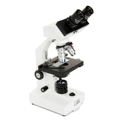 Microscopio Binocular Celestron Labs Cb1000cf Inmersión Color Blanco
