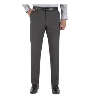 Pantalón Hombre Vestir Liso Sin Pinzas Classic Fit Yale