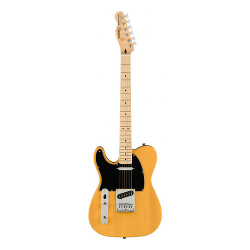 Guitarra Eléctrica Squier Telecaster Affinity Series Zurda Material Del Diapasón Maple Orientación De La Mano Zurdo Color Nude