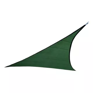 Toldo Vela Malla Sombra Impermeable Triangular 3,6mt  Verde