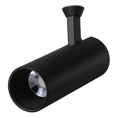 Riel 1 Metro 3 Luces Con Fan 10w Negro Dimer Profesional Vk