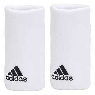 Munhequeira adidas Grande Longa Unissex Tênis Fitness - 2un Cor Branco