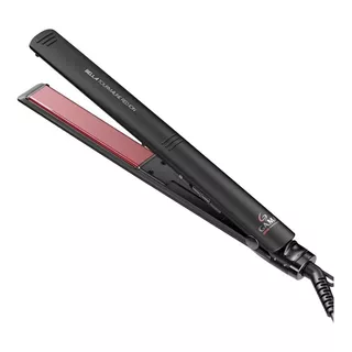 Plancha De Cabello Ga.ma Italy Bella Tourmaline Red Ion Negra Y Roja 110v/220v