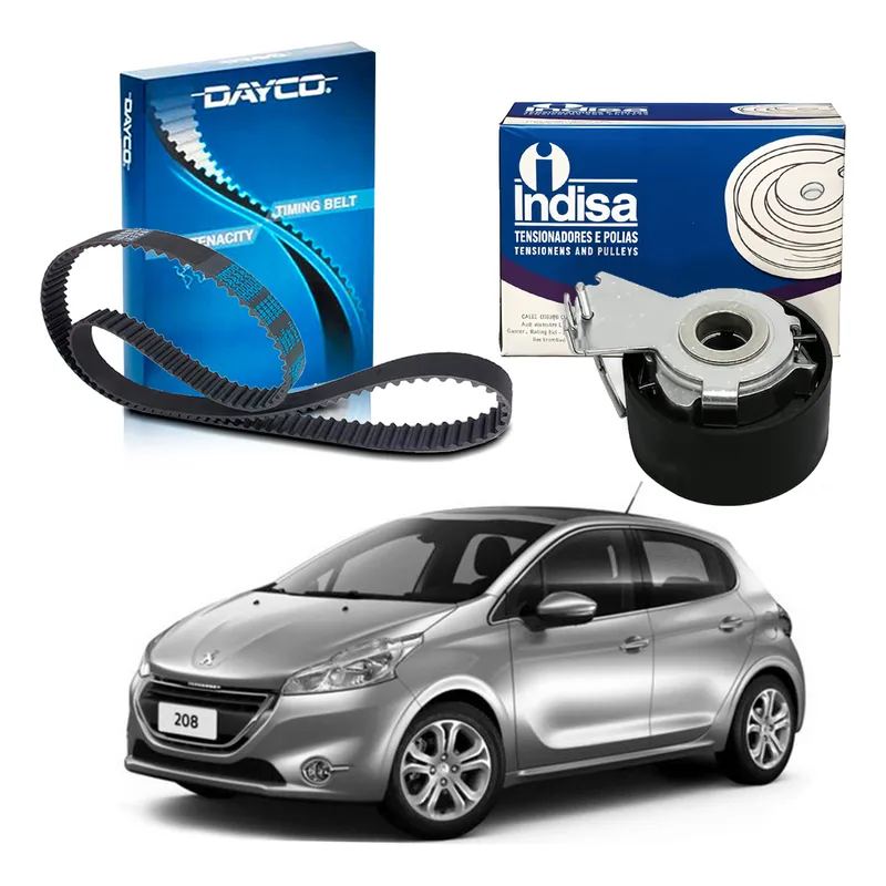 Kit Correia Dentada Tensor Peugeot 208 1.5 8v 2013 A 2016