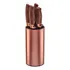 Juego de cuchillos Golden Chef Rose Gold de 6 piezas con muñón