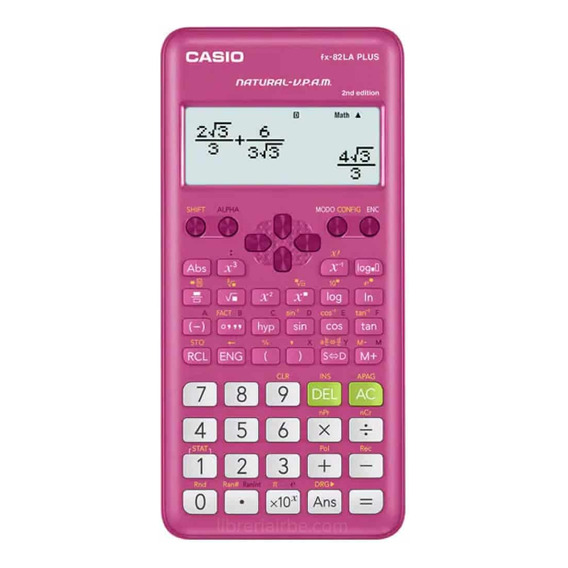 Calculadora Científica Casio Fx-82 La Plus-pk 252 Funciones.