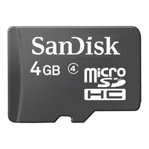 Cartão de memória SanDisk SDSDQM-004G-B35A com adaptador SD 4GB