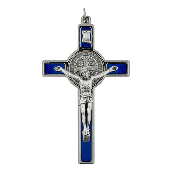 3 Colgante De Crucifijo Con Medalla De San Benito | Patrona 