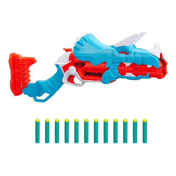 Nerf Pistola Agua Dinosquad Tricera-blast Nuevo Y Original 