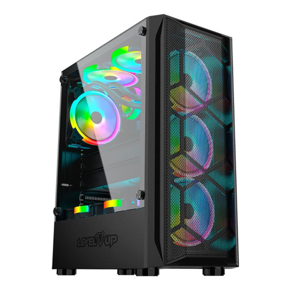 Gabinete Mid Tower Level Up Andromeda Rgb Mexx 1