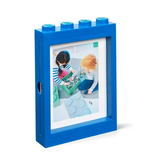 Porta Retrato Lego Picture Frame Para Pared Color Azul