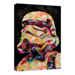 Cuadro Decorativo Canvas Moderno Star Wars D Color Star Wars 111 Armazón Natural