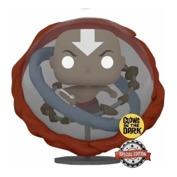 Funko Pop Leyenda De Aang Estado Avatar Glow #1000 Original Color Aang Avatar State #1000 / 4 Elementos / Brilla