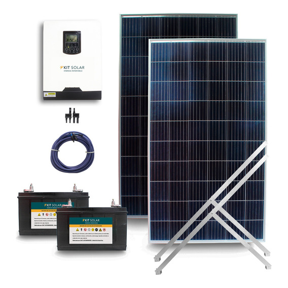 Kit Solar Para Casas Completo Paneles 270w Inversor 3000w 1s