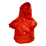 Sudadera Naranja Para Perro Raza Pequeña 