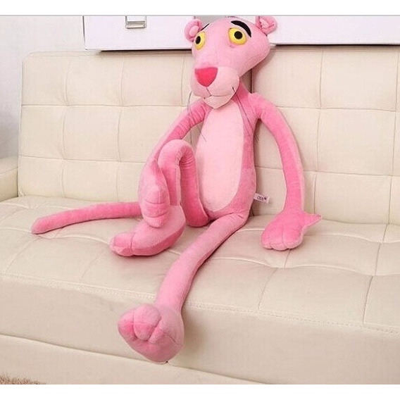 Peluche con diseño de pantera rosa G.G., 80 cm, listo