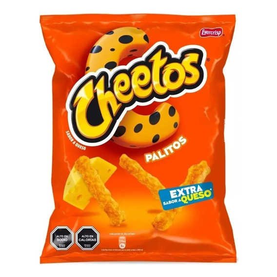 Palitos Cheetos Sabor Queso Bolsa 280 G