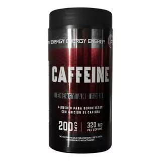 Caffeine 320mg 200 Caps - Fnl Sabor Neutro