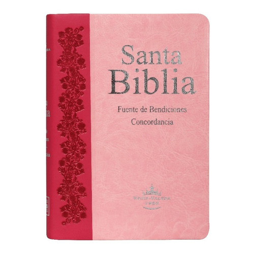 Biblia Rosa C/ Índice Fuente De Bendición Reina Valera 1960