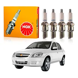  Jogo Velas Ngk Prisma 1.0 Vhc Flex 2009 A 2012
