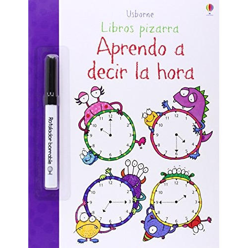 Aprendi A Decir La Hora, De Vários Autores. Editorial Usborne, Tapa Blanda, Edición 1 En Español
