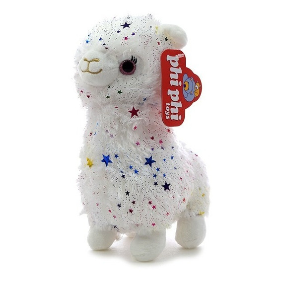 Peluche Llama Con Estrellitas Aplicada  - Orig. Phi Phi Toys