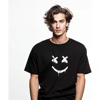 Camiseta Oversized Streetwear Smille Xx