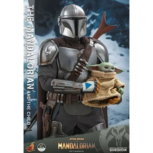 The Mandalorian And The Child 1:4 Scale Set Hot Toys