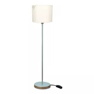 Lampara De Pie Moderno Led Living Velador + Pantalla Deco