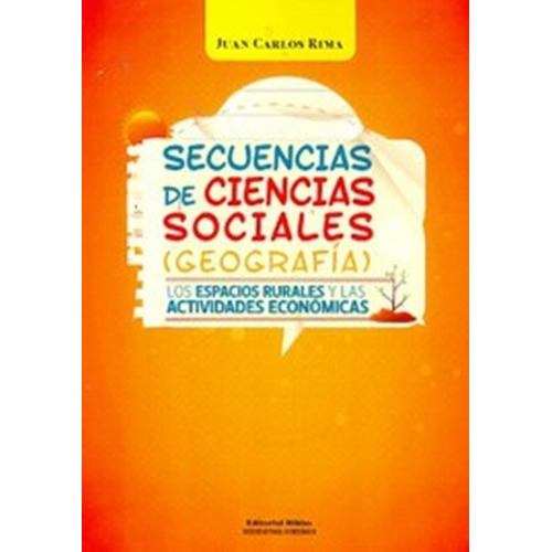 Libro Secuencias De Ciencias Sociales ( Geografia ) De Juan 
