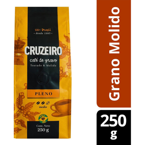 Café Grano Cruzeiro Pleno Tostado Y Molido 250 G