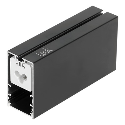 Perfil Lineal Led Union Dyna Union Cabezal Negro Lk 