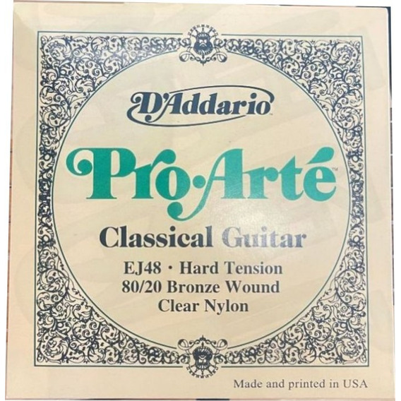 Cuerdas De Guitarra Clasica D'addario - Proarte Ej48