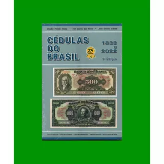 Catalogo Billetes Brasil, Edición 9°, Años 1833-2022, Nuevo.