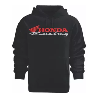 Buzo Motoquero Honda Racing Algodon Estampa De Frente